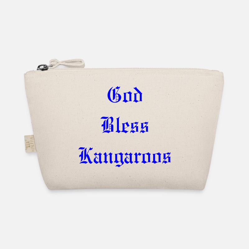 GodBlessKangaroos - Organic Pouch - nature