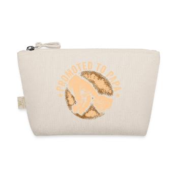Funny Papa Men Dad Boys Funny Promoted To Papa - Trousse biologique - nature - Devant