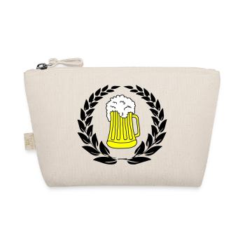 bier wappen 02 - Bio-Täschchen - Natur - Vorne
