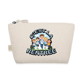 Back to school - Organic Pouch - nature - Front