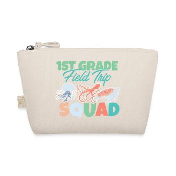 1st Grade Field Trip Squad Fun Sea Creatures - Organic Pouch - nature - Front