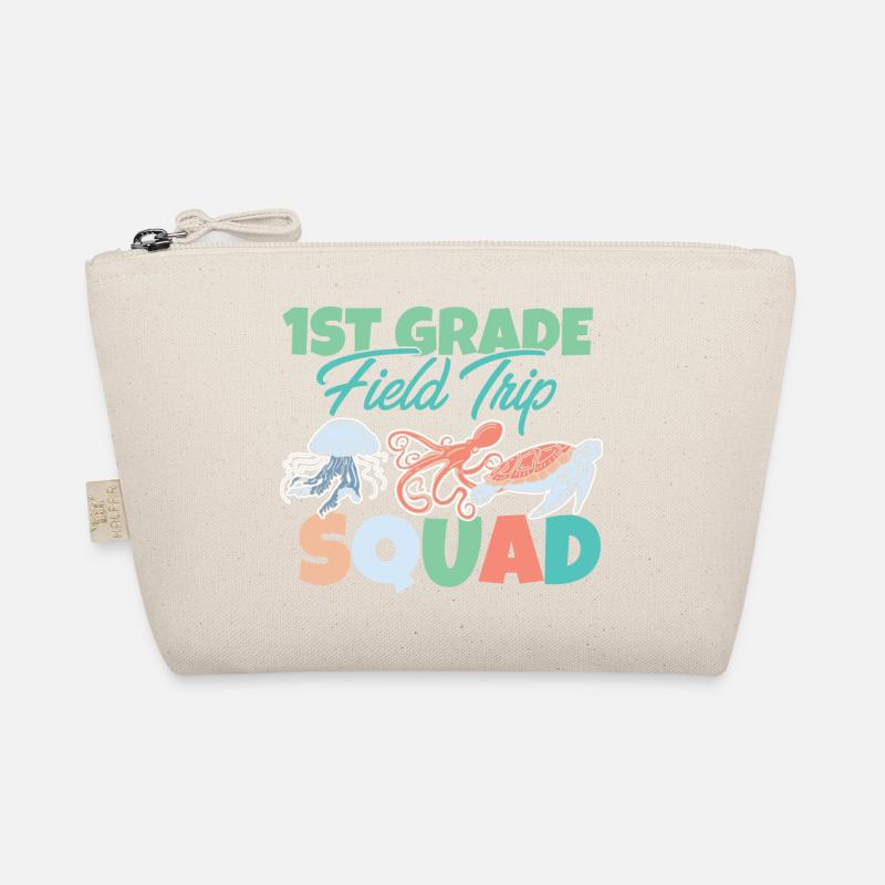 1st Grade Field Trip Squad Fun Sea Creatures Organic Pouch