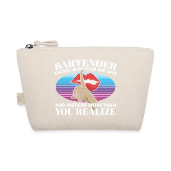 La barmaid en sait plus qu’elle ne le dit Remarque plus - Trousse biologique - nature - Devant