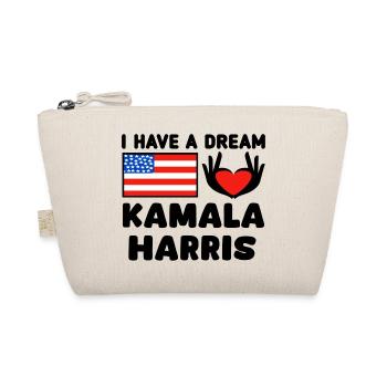 Kamala Harris President Hearthand - Organic Pouch - nature - Front