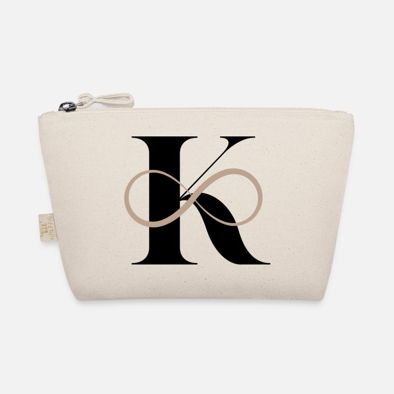 Infinite letter k Organic Pouch