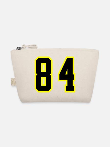 84 Number Jersey - Organic Pouch - nature - Front