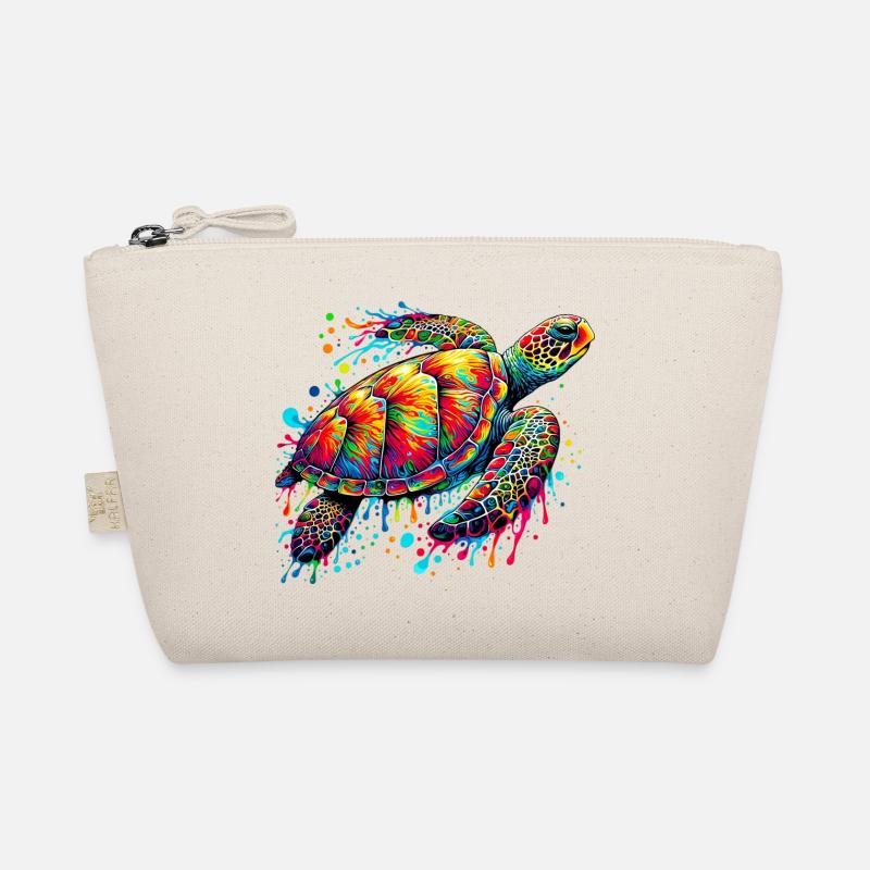 Schildkröte - Bio-Täschchen - Natur