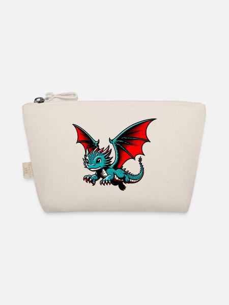 Drache - Bio-Täschchen - Natur