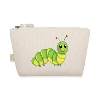 Smiling Caterpillar - Organic Pouch - nature - Front