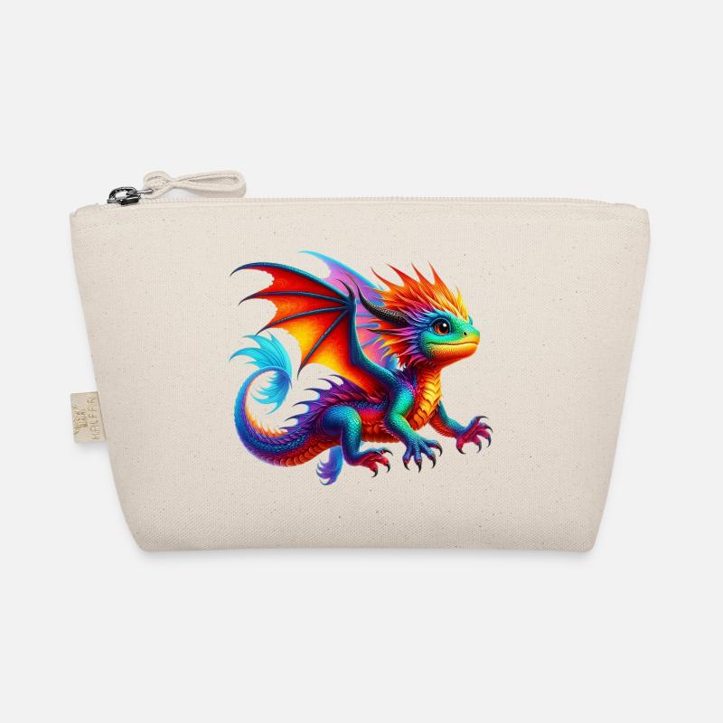 Drache - Bio-Täschchen - Natur