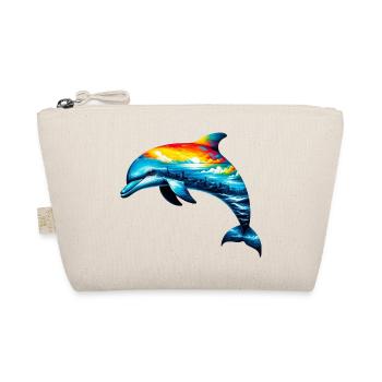 Delfin - Bio-Täschchen - Natur - Vorne