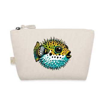 Kugelfisch - Bio-Täschchen - Natur - Vorne