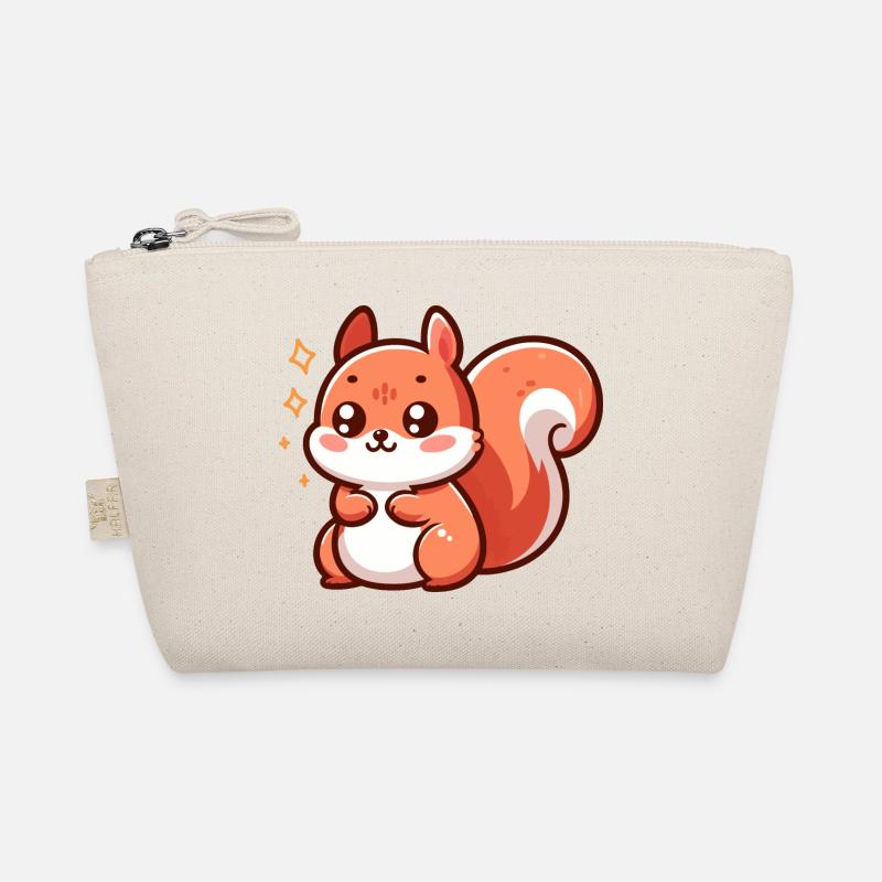Niedliches kleines Eichhörnchen Bio-Täschchen