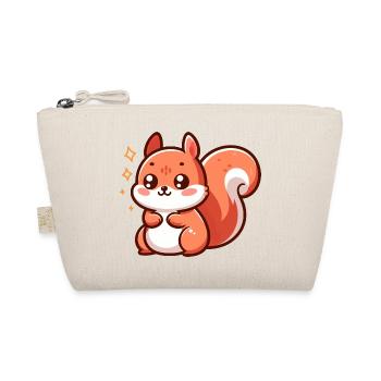 Cute little squirrel - Organic Pouch - nature - Front