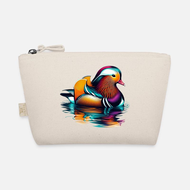 Mandarin duck Organic Pouch