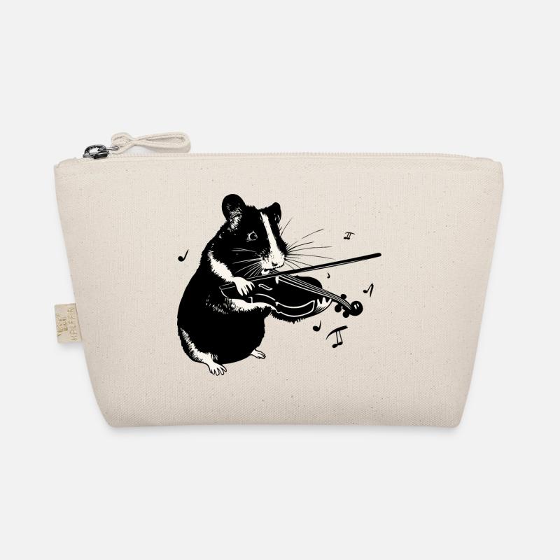 Hamster Playing a Violin - Music Hamster Organic Pouch