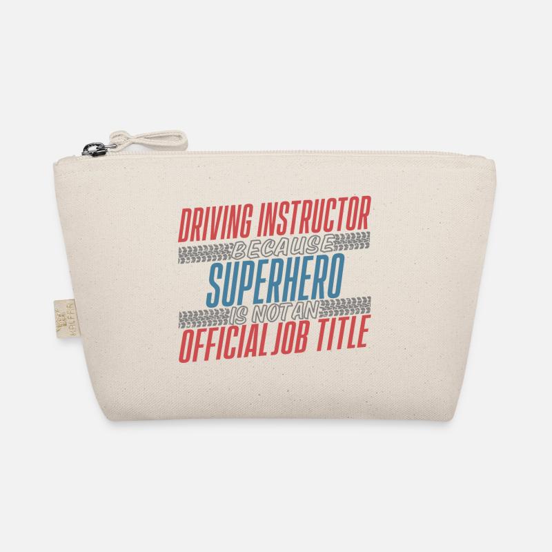 Driving Instructor Superhero Fahrschule Bio-Täschchen