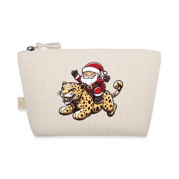 Dessin animé du Père Noël léopard - Trousse biologique - nature - Devant
