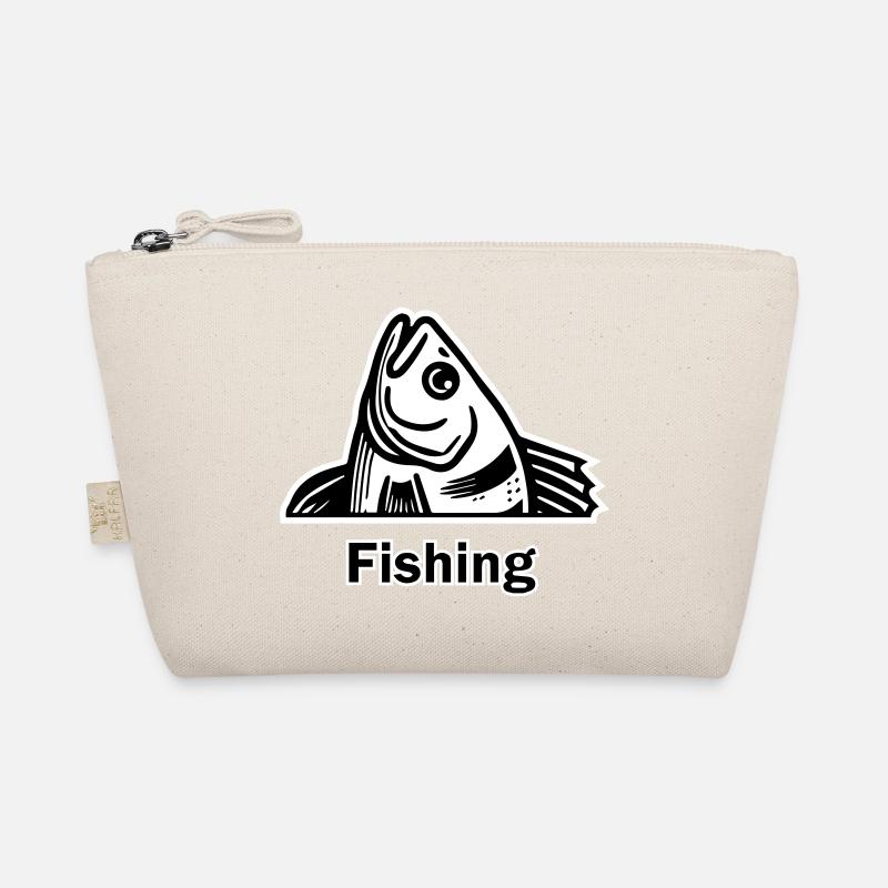Gefangener Barsch - Fishing Design Bio-Täschchen