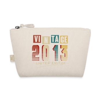 Jahrgang 2013: Limitierte Auflage - 12. Jubiläum. - Bio-Täschchen - Natur - Vorne