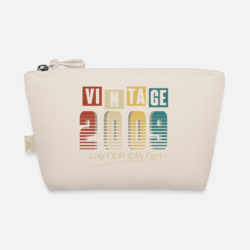 2009 Vintage 2009 Born in 2009 Birthday. Year 2 Organic Pouch