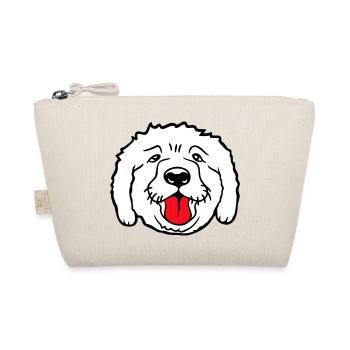Cher chien tire la langue joyeusement - Trousse biologique - nature - Devant