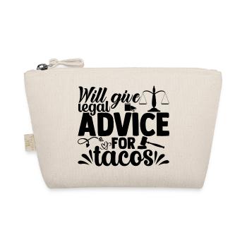 I will give - Bio-Täschchen - Natur - Vorne