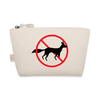 No Fox Allowed Sign No Zone Notice - Organic Pouch - nature - Front