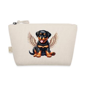 Rottweiler dessin animé ange avec des ailes Chibi mignon - Trousse biologique - nature - Devant