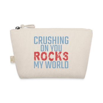 Geologie Valentinstag Crushing on you rocks - Bio-Täschchen - Natur - Vorne