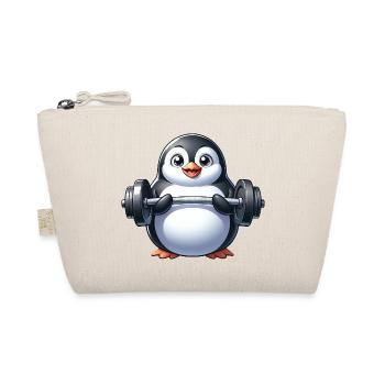 Pingouin Entraînement Fitness Mignon Drôle - Trousse biologique - nature - Devant