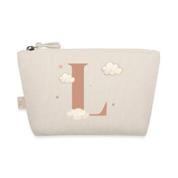 Letter l clouds stars - Organic Pouch - nature - Front