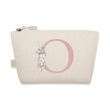 o Monogramme, Floral, Personnalisable - Trousse biologique - nature - Devant