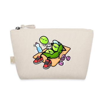 Gousse de pois kawaii pendant l’entraînement - Trousse biologique - nature - Devant