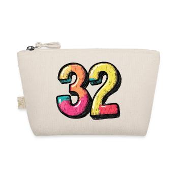 32 Number Colorful - Organic Pouch - nature - Front