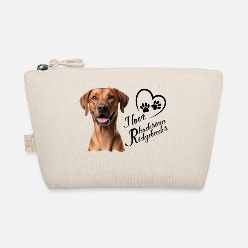 Ich liebe Rhodesian Ridgebacks Bio-Täschchen