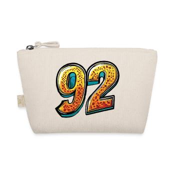 92 Number Colorful - Organic Pouch - nature - Front