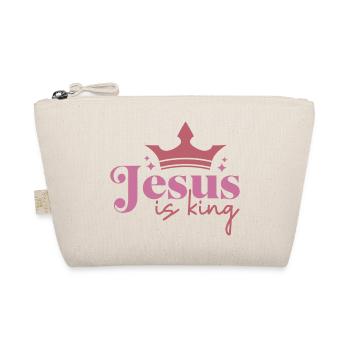 Jesus is king - Organic Pouch - nature - Front