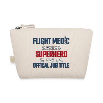 Flight Paramedic Superhero air rescue - Organic Pouch - nature - Front