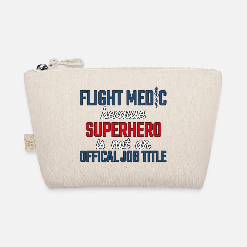 Flight Paramedic Superhero Luftrettung - Bio-Täschchen - Natur