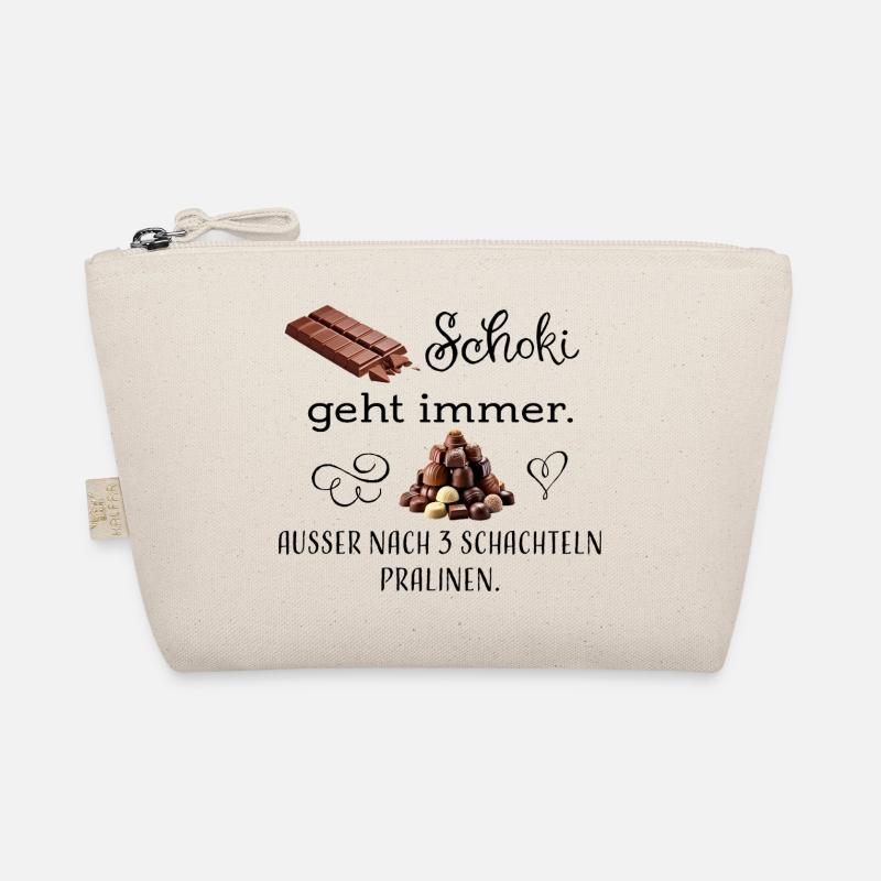 Schoki Pralinen sw - Bio-Täschchen - Natur