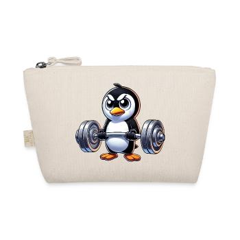 Strong Penguin Workout Dumbbell Strength Training - Organic Pouch - nature - Front