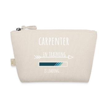 Carpenter in Training Profession Gift - Organic Pouch - nature - Front