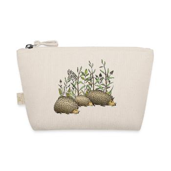 Hedgehogs - Organic Pouch - nature - Front