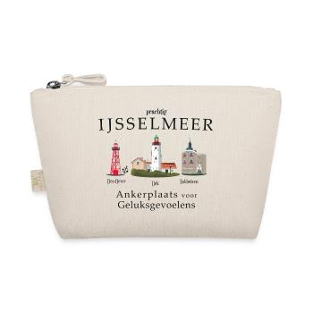 IJsselmeer Urk, Den Oever, Enkhuizen Handzeichnung - Bio-Täschchen - Natur - Vorne