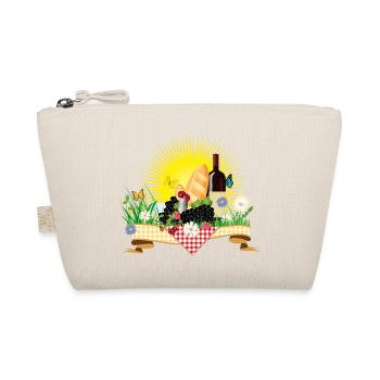 Pique-estival avec vin, pain et fruits - Trousse biologique - nature - Devant