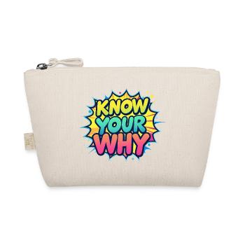 Know Your Why - Bio-Täschchen - Natur - Vorne