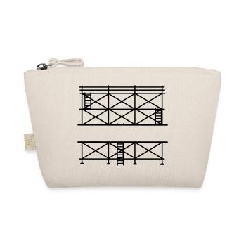 Bannière d’échafaudage courte pour le nom de l’entreprise - Trousse biologique - nature - Devant
