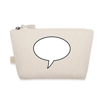 Speech Bubble Design Links - Organic Pouch - nature - Front