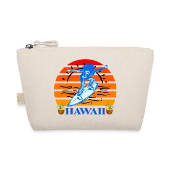 Surfen Hawaii - Bio-Täschchen - Natur - Vorne